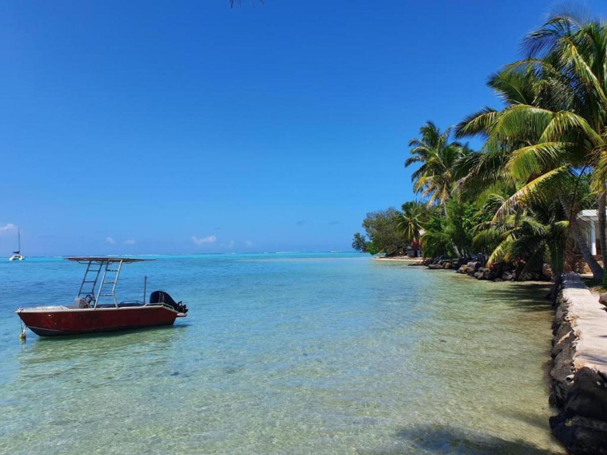 Moorea - Bungalow Chez Papou Afareaitu Esterno foto