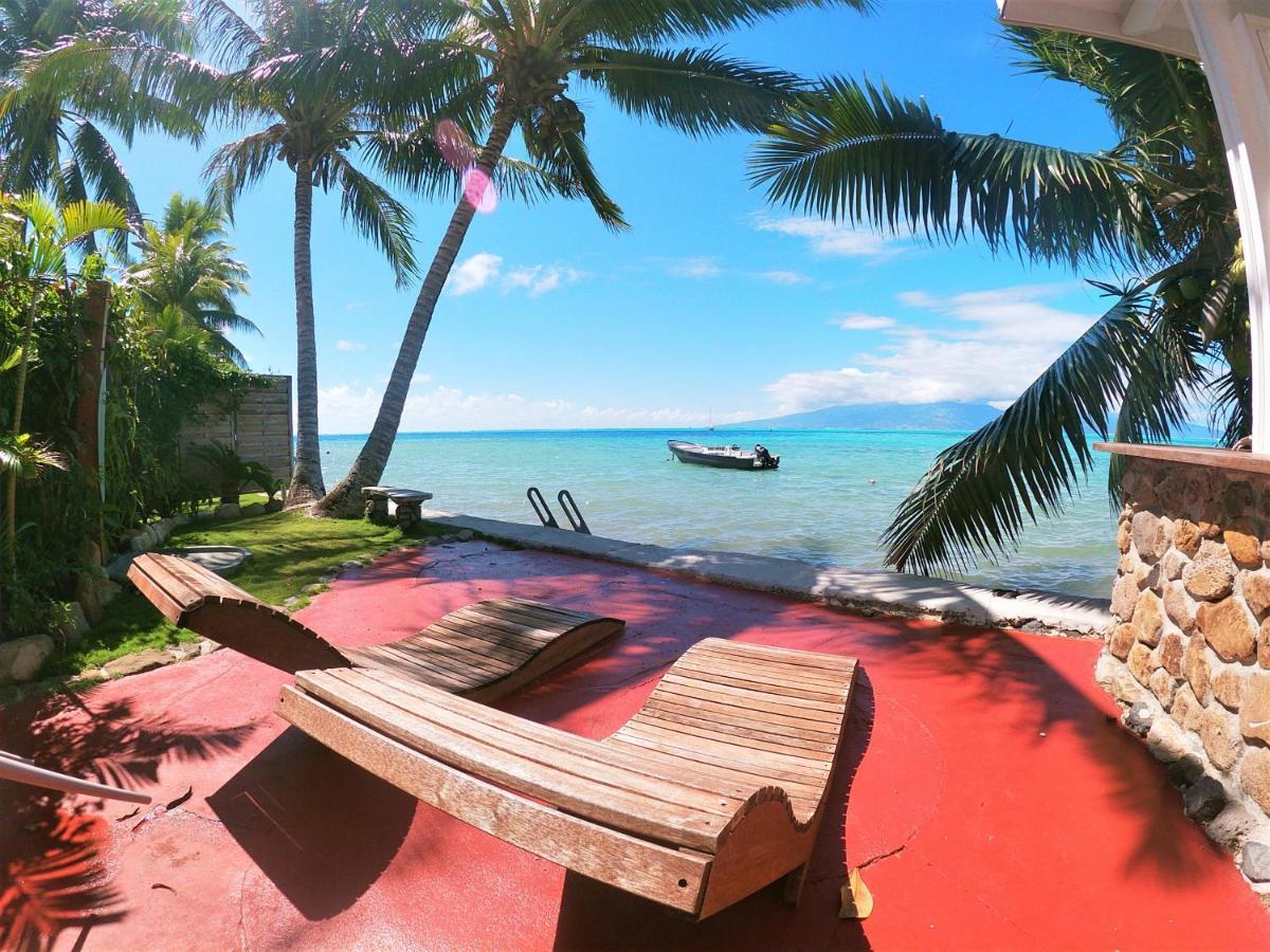 Moorea - Bungalow Chez Papou Afareaitu Esterno foto