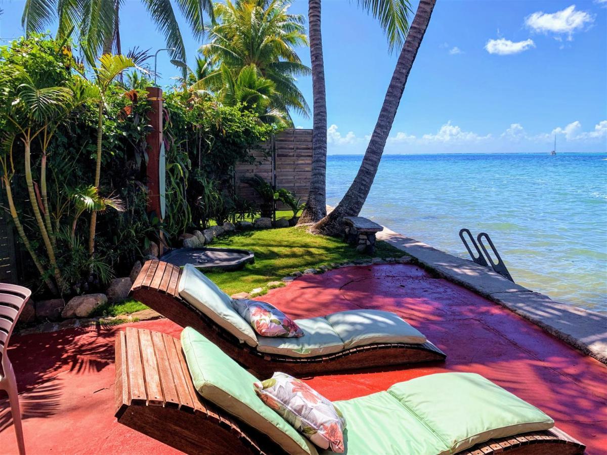 Moorea - Bungalow Chez Papou Afareaitu Esterno foto